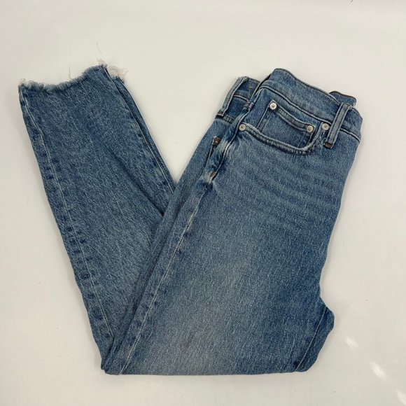 Madewell Blue The Perfect Vintage Skinny Jeans | Petite Size 25 - Picture 9 of 9
